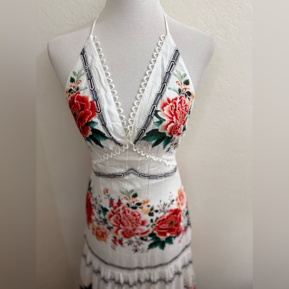 Farm Rio Manuela Floral Maxi Dress. - Picture 4 of 6